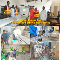 Machine de formage de rouleaux en acier léger portable Hebei Liming pour usines mobiles