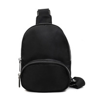 Sac bandoulière en nylon Zenos, sangle réglable, léger, mini sac de poitrine pour homme et femme, pour les voyages quotidiens