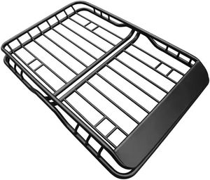 Porte-bagages <span class=keywords><strong>de</strong></span> <span class=keywords><strong>toit</strong></span> <span class=keywords><strong>pour</strong></span> SUV en acier au carbone Canyossoar, robuste, étanche, capacité <span class=keywords><strong>de</strong></span> charge élevée supérieure à 100 kg, installation facile - Product Image 1