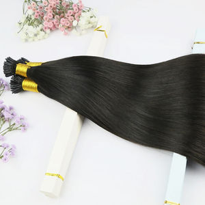 Estensioni per Capelli I-Tip all'Ingrosso, Capelli Vergini Grezzi 100% Remy Russi a Doppia Trama 1b, Estensioni per Capelli Umani I-Tip Cinesi - Product Image 6