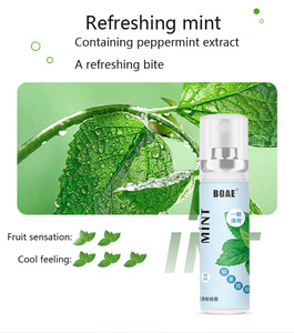 Spray Rafraîchissant Portable Menthe Fruitée pour l'Hygiène Buccale, Lutte Contre <span class=keywords><strong>la</strong></span> Mauvaise Haleine, Ingrédient Principal : Fruit - Product Image 2