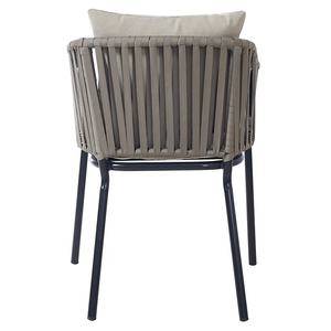 Sillón Moderno y Cómodo para Patio, Restaurante, Balcón, Jardín, <span class=keywords><strong>de</strong></span> Aluminio y Cuerda, Disponible para Comedor - Product Image 4