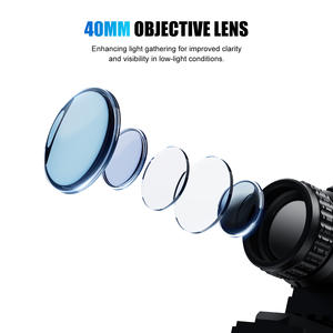 Monoculaire de vision nocturne numérique 5-20X infrarouge avec réticule MOA MRAD 2560x1920 60Hz pour l'observation en extérieur - Product Image 5