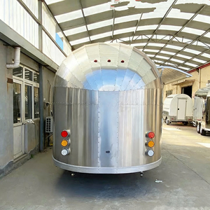 Commercial Ice Cream Food Cart Factory Direct Sales Customizable Stainless Steel 4 Wheel Catering Vehicle <b>Refrigeration</b> - Product Image 3