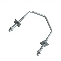 Cerceau en acier au carbone électrogalvanisé pour fixation sécurisée des fils en ligne aérienne – Conception personnalisée disponible YX
