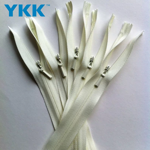 <span class=keywords><strong>HOYEL</strong></span> 3 #   Fermeture éclair invisible en nylon à extrémité fermée en laiton avec curseur multiple pour vêtements et pantalons, longueur personnalisée, accessoires en plastique - Product Image 4