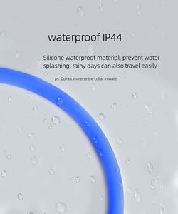 <span class=keywords><strong>Collar</strong></span> de perro LED recargable USB personalizado patrón sólido <span class=keywords><strong>collar</strong></span> de luz intermitente de silicona - Product Image 5