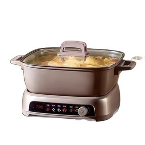 Olla Eléctrica Midea de 6.5L, Tipo Split, Calentamiento IH, Multifuncional, Color Dorado Elegante, HGE22BF08 - Product Image 1