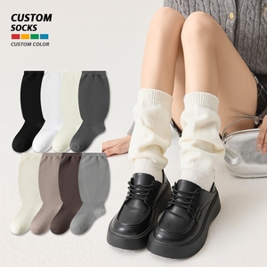 مدفأة أقدام عالية الجودة للنساء 40S خيوط متماسكة على الطريقة اليابانية JK Lolita جوارب فضفاضة - Product Image 1