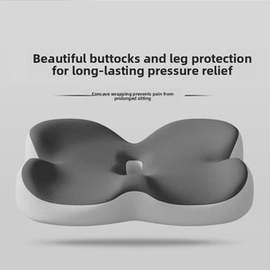 Ergonomic Seat Cushion Integrated Hip Support Memory Foam Eco-Friendly <b>Wraps</b> Buttocks for Office Chair Driving Relief - Product Image 1