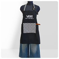 Tablier de cuisine élégant et effaçable à la main pour femme, en sergé de coton anti-taches, ajusté à la taille, pour la restauration