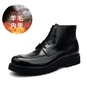 Botas de Trabajo de Hombre Estilo Británico JiuZhou C1229-23 Hechas a Medida, Punta Puntiaguda, Parte Superior de Cuero Genuino, Antideslizantes - Product Image 6