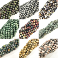 DearBeads Chaude Perles de Pierres Précieuses Naturelles, arc-en-ciel Couleurs Jasper Perles pour la Fabrication de Collier De Bracelet 4mm 6mm 8mm 10mm 12mm