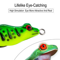 Leurre de pêche en plastique souple ABS de haute qualité, 4 cm, 6,5 g, avec double hameçon, pour la pêche en rivière, en lac et en ruisseau, promotions directes d'usine