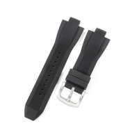 Bracelet de montre en caoutchouc respirant pour plongée sportive 29*13mm pour montres étanches MK9019 8295 8492 MK9020 8184 872