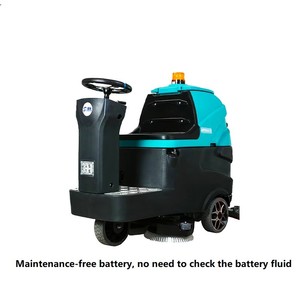 <b>Hot</b> Sale Power Broom Industrial Scrubber Sweeping Cleaning Commercial Ride on Floor Commercial Floor Scrubber - Product Image 2