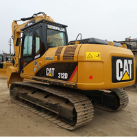 Machine d'excavatrice cat312 312d d'occasion d'origine avec pelle Caterpillar à bas prix à vendre