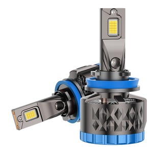 หลอดไฟหน้ารถยนต์ LED ท่อทองแดงคู่60W, H7ไฟ LED H11 H4 IP68กันน้ำติดตั้งได้อเนกประสงค์สภาพใหม่ - Product Image 1