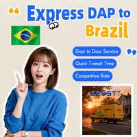 Courrier express international leader de Chine vers le Brésil, spécialisé dans les commandes d'échantillons avec DHL, UPS, FedEx, tarifs réduits