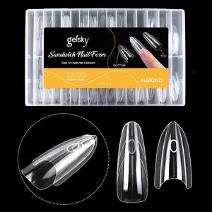 Outil d'Extension d'Ongles Double Face Haut et Bas Dual <span class=keywords><strong>Form</strong></span> Logo Personnalisé 2 en 1 Dual <span class=keywords><strong>Form</strong></span> Sandwich pour Ongles - Product Image 2