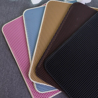 Lushazer EVA — tapis de litière imperméable pour chat, à Double couche, piège de porte, Durable, Premium