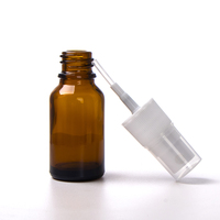 Compte-gouttes en verre ambré, bouteille d'huile essentielle, compte-gouttes 30 ml