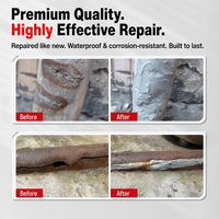 Adhésif époxy structurel haute résistance pour réparation métallique, durcissement rapide, résistant à la chaleur, imperméable, colle AB pour fonte et acier