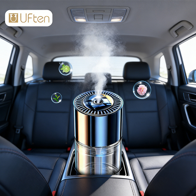 High-End Smart Aromatherapy Diffuser Car Perfume Car air Freshener with Long-Lasting Fragrance Automatic Spray Perfume Diffuser
