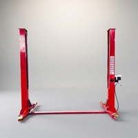 Elevador de Autos de Dos Postes Tipo Pórtico con Liberación Manual, 4 Toneladas/8800 LBS, Cilindro Hidráulico Doble, Certificación CE ISO, Equipo de Taller