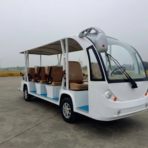 Bus touristique électrique commercial pour services de transport avec système de tableau de bord intelligent - Product Image 1