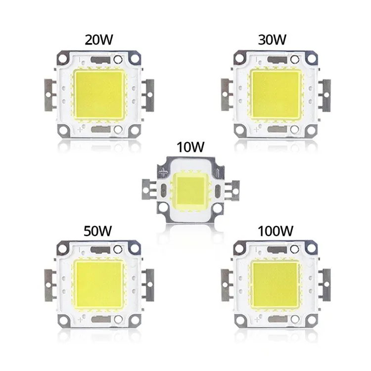 Haute Puissance LED COB LED Puce Bar Panneau LAMPE Blanc Chaud Rouge Bleu Vert RGB rgbw cob led 10W 30W 50W 100W