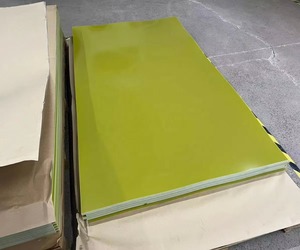 วัสดุแก้วคุณภาพสูงหนา 1.0 มม. แผ่นวัสดุแก้ว Fr4 แผ่นวัสดุสีเหลือง Fr4 - Product Image 1