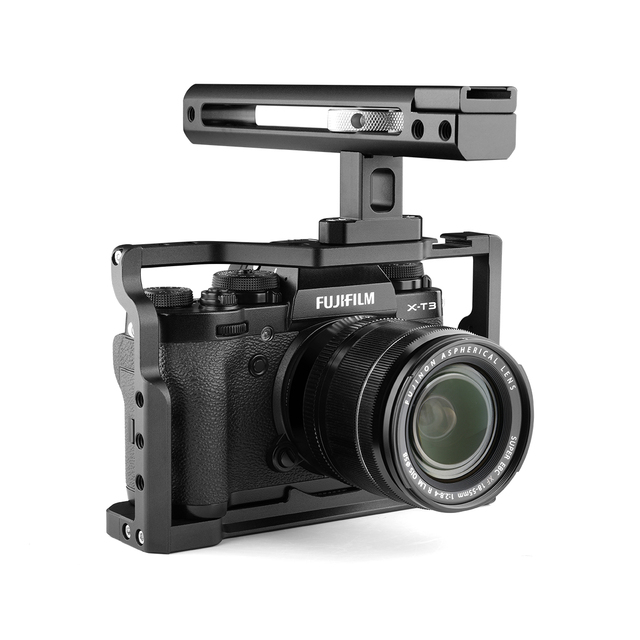 YELANGU C19 Handle Dslr Camera Cage Aluminum Alloy for FUJIFILM XT2/XT3