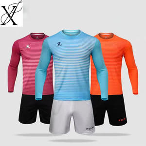 Seragam sepak bola profesional grosir, setelan pakaian olahraga, seragam sepak bola dewasa pria full-body dengan sablon. - Product Image 1