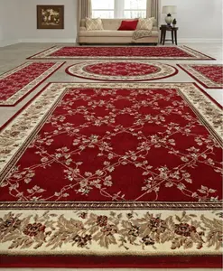 Manufacturer In China Polyester Fabric Printed Majlis Arabic Style Carpet