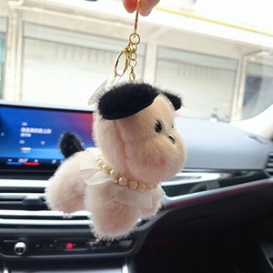 Cachorro colgante suave algodón peluche juguete Keytag dibujos animados trapo muñeca perro felpa llavero colgante bolsa muñeca llavero - Product Image 3