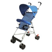 Poussette bébé pliable multi-positions légère et compacte, cadre en acier inoxydable, tissu Oxford, capacité de charge 20 kg