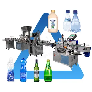 ORME Commercial Full Automatic Servo Motor 4 6 Nozzle Water Bottle Fill Liquid Filler Machine
