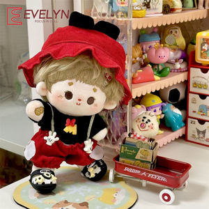 Vestiti per Bambole Evelyn in Peluche 20cm, Set di Abiti per <span class=keywords><strong>Piccolo</strong></span> <span class=keywords><strong>Principe</strong></span>, Completo con Bretelle e Pantaloni, Decorazione Sostitutiva - Product Image 5