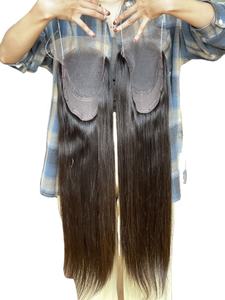 Haute qualité timide MIni perruque Extension de cheveux Toppers 130% densité 20 pouces couleur naturelle partie centrale sans colle pour les femmes - Product Image 3