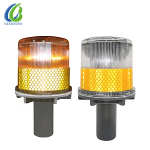 LB-6010 Giao Thông Có Thể Nhìn Thấy Cao Led Nhấp Nháy Năng Lượng Mặt Trời Powered Road An Toàn Cảnh Báo Ánh Sáng