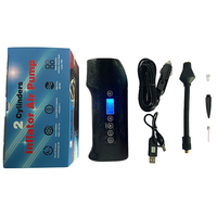 Pompe à air pour pneus de voiture 100 PSI, mini pompe à air portable pour voiture, compresseur d'air numérique automatique à LED, gonflage de pneus sans fil