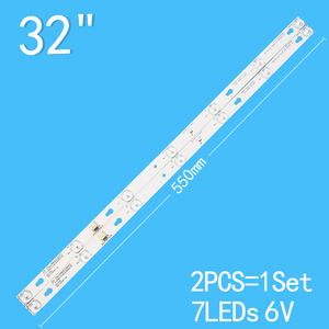 สำหรับ TCL 32 นิ้ว 7LED 6V 55CM ไฟแบ็คไลท์ทีวี LED รุ่น TOT_32D2700_2X7_3030C_7S1P BI-LENS 4C-LB3207-HQ1 32HR330M07A2 32D2700 - Product Image 2