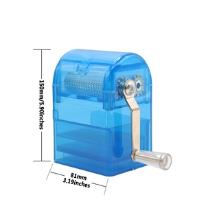 Venta al por mayor <span class=keywords><strong>Funway</strong></span> OSM-01 Moderno Molinillo de Tabaco Rectangular Mini Manual con Manivela, Cortador y Triturador, Accesorios para Hierbas Multicolor - Product Image 3