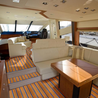Revêtement de sol pour bateau en EVA personnalisé, antidérapant, en mousse, imitation teck, bords biseautés pour bateau, yacht, piscine