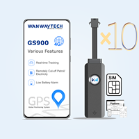 Localizador Rastreador GPS 4G Dispositivos Inteligentes con SIM y Suscripción a Plataforma WanWay para Carro Motocicleta Dispositivo de Seguimiento Vehicular