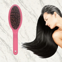 Ensemble d'outils de coiffure pour lisser les cheveux - Comprend une brosse ronde pour boucler les cheveux avec fonction de massage à coussin d'air et un peigne
