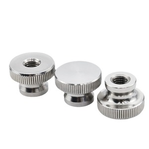 Écrous moletés en acier inoxydable Bafang M3 M4 M5 M6 M8 M10 M12 GB806, serrage manuel, antidérapants, acier inoxydable 304 - Product Image 1