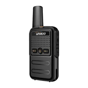 UNIKOO Walkie Talkie UK110 Radio saku profesional, Radio Mini genggam Radio dua arah