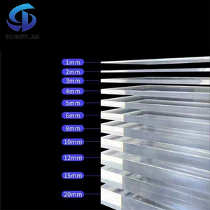 Tongyuan tùy chỉnh 4ftx6ft bề mặt rắn trang trí bảng Acrylic 2mm chống trầy xước rõ ràng dịch vụ cắt tấm nhựa <span class=keywords><strong>PMMA</strong></span> - Product Image 2